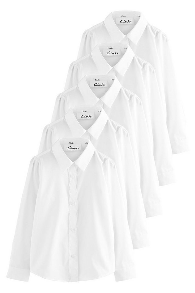 Clarks Langarmhemd Clarks 5er-Pack Langarmblusen für Mädchen (5-tlg) von Clarks