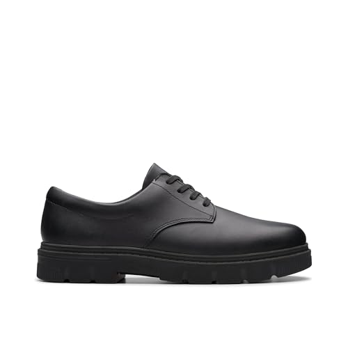 Clarks Lorcam Loop Y Oxford-Schuh, Black Leather, 37 EU von Clarks