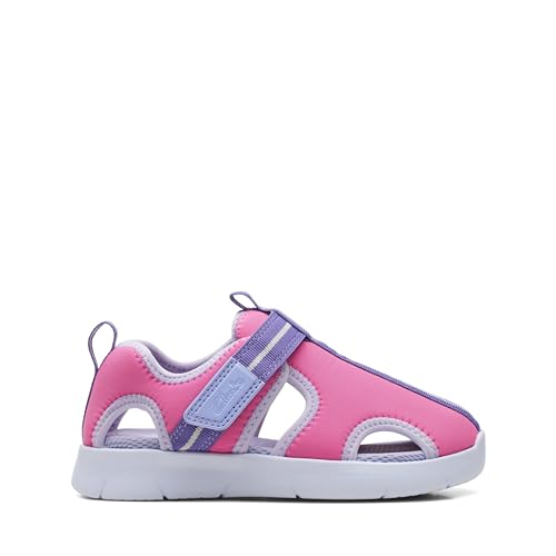 Clarks Mädchen Ath Water K. Sneaker, Pink Synthetic, 25.5 EU von Clarks