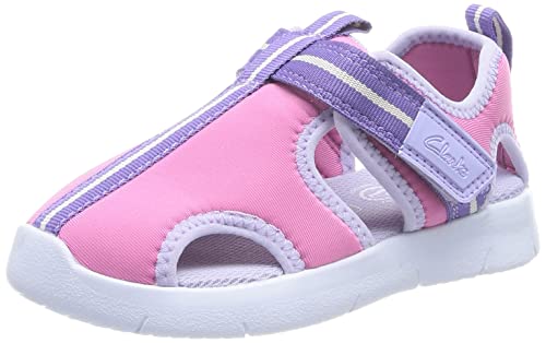 Clarks Mädchen Ath Water K. Sneaker, Pink Synthetic, 27.5 EU von Clarks