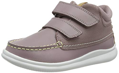 Clarks Mädchen Cloud Tuktu T Hohe Sneaker High-Top, Pink (Pink Combi Lea Pink Combi Lea), 27 EU von Clarks