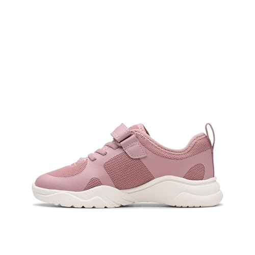 Clarks Mädchen Feather Ath K. Sneaker, rosa-Dusty pink von Clarks