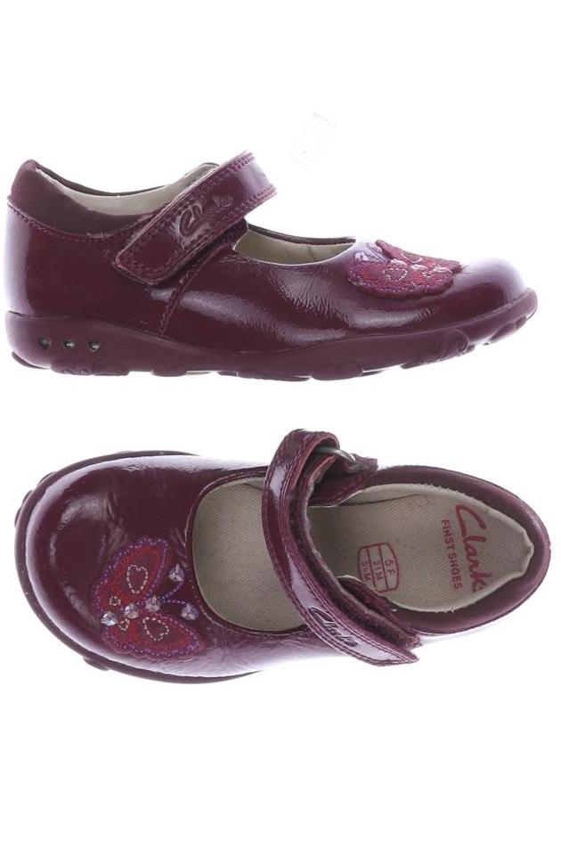 Clarks Mädchen Kinderschuhe, bordeaux von Clarks