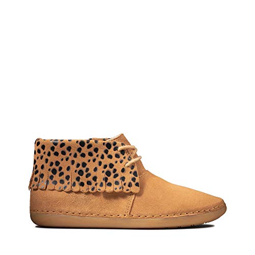 Clarks Mädchen Skylark Form K Stiefeletten, Mehrfarbig (Animal Print Animal Print) von Clarks