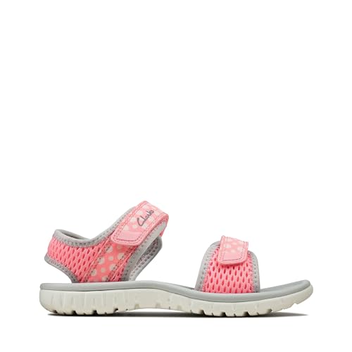 Clarks Mädchen Surfing Tide K Slingback Sandalen, Pink, Pink, 28 EU von Clarks