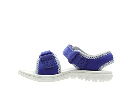 Clarks Mädchen Surfing Tide T Sandal, Blau, 21 EU von Clarks