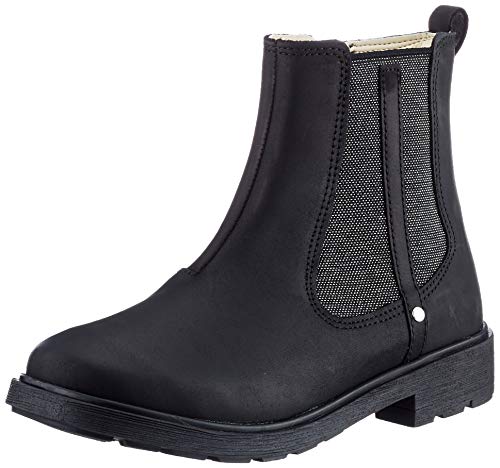 Clarks Mädchen astrol orin k Chelsea Stiefel, Schwarzes Leder, 33.5 EU von Clarks