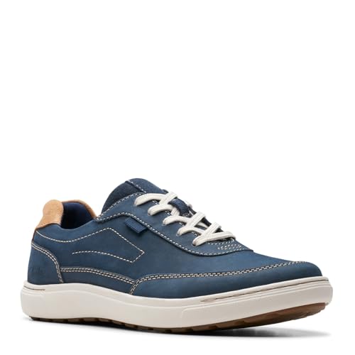 Clarks - - Mapstone Trail-Schuhe für Herren, Kolorit Navy Nubuck, Größe: 44 EU Weit von Clarks