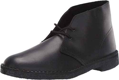 Clarks Men's Desert Boot 261382 Chukka, Black Polished, 41.5 EU von Clarks