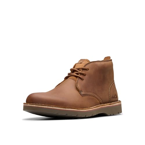 Clarks Men's Eastridge Mid Chukka Boot, Light Brow, 11 Wide von Clarks