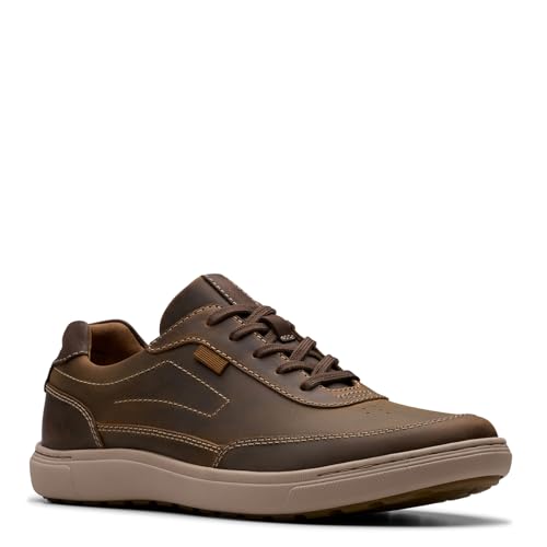 Clarks Men's Mapstone Trail Sneaker, Bienenwachs-Leder, 11 Wide von Clarks
