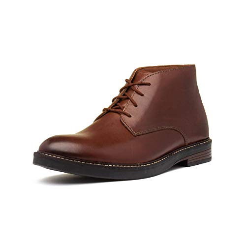 Clarks Men’s Paulson Mid Klassische Stiefel Kurzschaft Stiefel, Braun (Mahogany Leather), 44.5 EU von Clarks