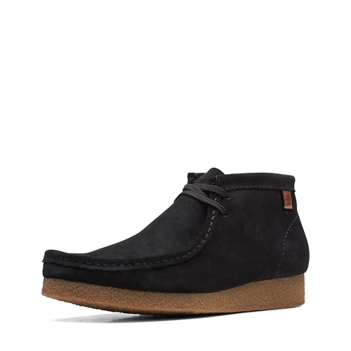 Clarks Men's Shacre Boot Ankle, Black Suede, 7 Wide von Clarks
