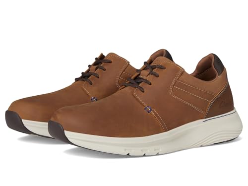 Clarks Motion Trek Herren-Sneaker mit einfarbigem Zehenbereich, Dark Tan Leder, 44 EU Weit Clarks Motion Trek Herren-Sneaker mit einfarbigem Zehenbereich, Dark Tan Leder, 44 EU Weit von Clarks