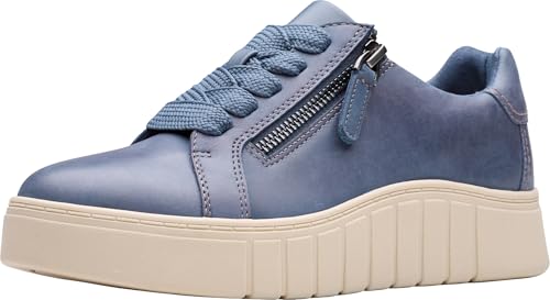 Clarks Mykah Joy Damen-Sneaker, Denim Blau, 42.5 EU von Clarks