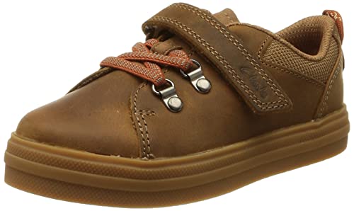Clarks Nova Bar K Sneaker, Tan, 28 EU Clarks Nova Bar K Sneaker, Tan, 28 EU von Clarks