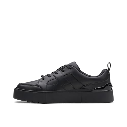Clarks Oslo Flare Y Oxford-Schuh, Black Leather, 37 EU von Clarks