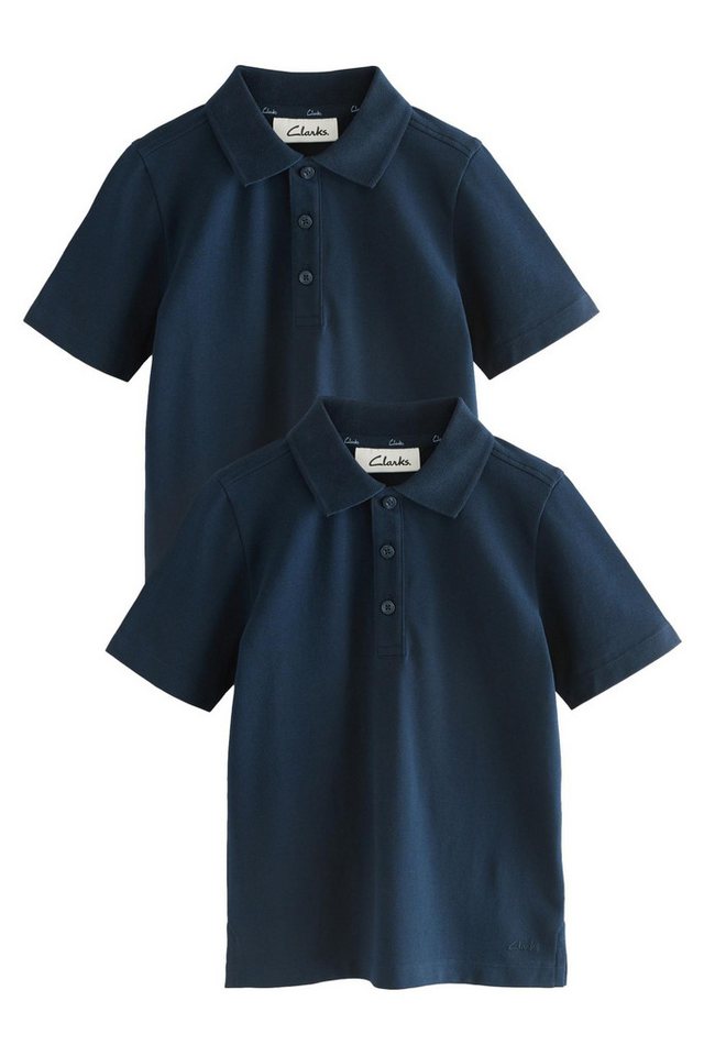 Clarks Poloshirt Clarks Jungen Kurzarm-Poloshirts im 2er-Pack (2-tlg) von Clarks
