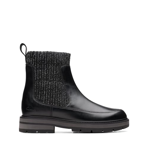 Clarks Prague Top K. Halblange Stiefel, Black Leather, 34 EU Clarks Prague Top K. Halblange Stiefel, Black Leather, 34 EU von Clarks