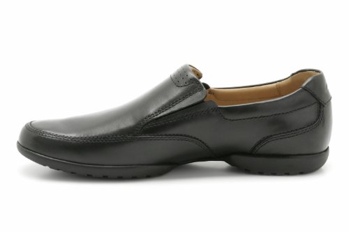 Clarks Recline Free 20348487 Herren Slip On, schwarz (Black Leather), 44,5 EU von Clarks