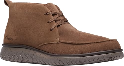 Clarks Relaxlite Moc Stiefelette für Herren, Cola Veloursleder, 43 EU von Clarks