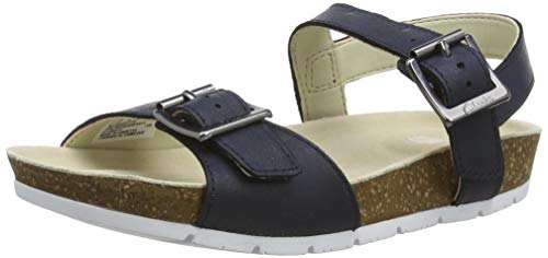 Clarks River Sand K Sandale, Blau, 28.5 EU Wide von Clarks