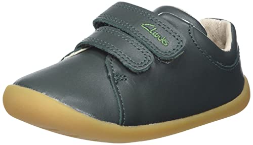 Clarks Roamer Craft T Sneaker, Green Leather, 19 EU von Clarks