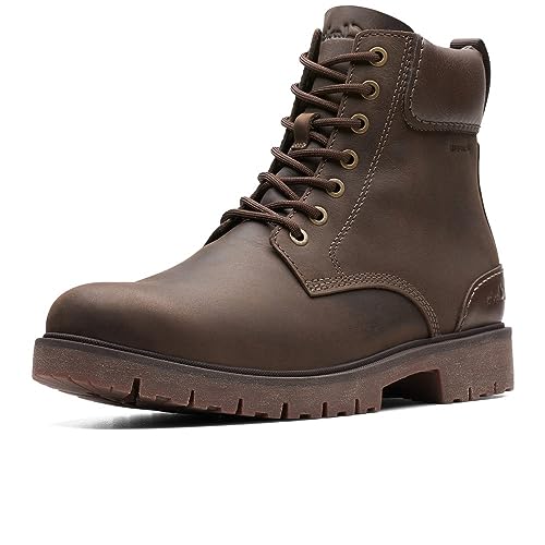 Clarks Rossdale Hi GTX Mens Boots 47 EU Dunkelbraun von Clarks