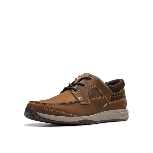 Clarks Sailview Lace Oxford für Herren, Bienenwachsleder, 11.5 Wide von Clarks