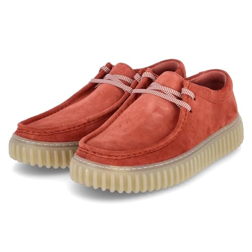 Clarks Halbschuhe TORHILL, Größe:10½, Farbauswahl:rot von Clarks