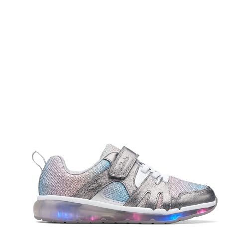 Clarks Spark Sparkyo Mädchen-Sneaker, Lilac Kids Purple, 29.5 EU von Clarks