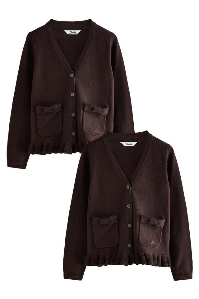 Clarks Strickjacke Clarks Schul-Strickjacken für Mädchen, 2er-Pack (2-tlg) von Clarks