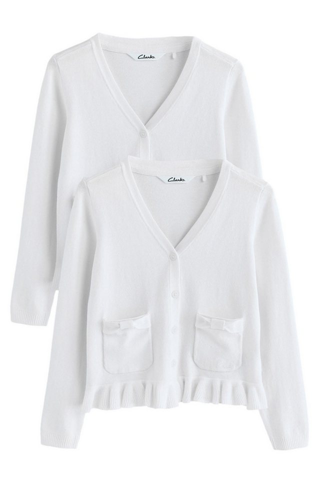 Clarks Strickjacke Clarks Schul-Strickjacken für Mädchen, 2er-Pack (2-tlg) von Clarks
