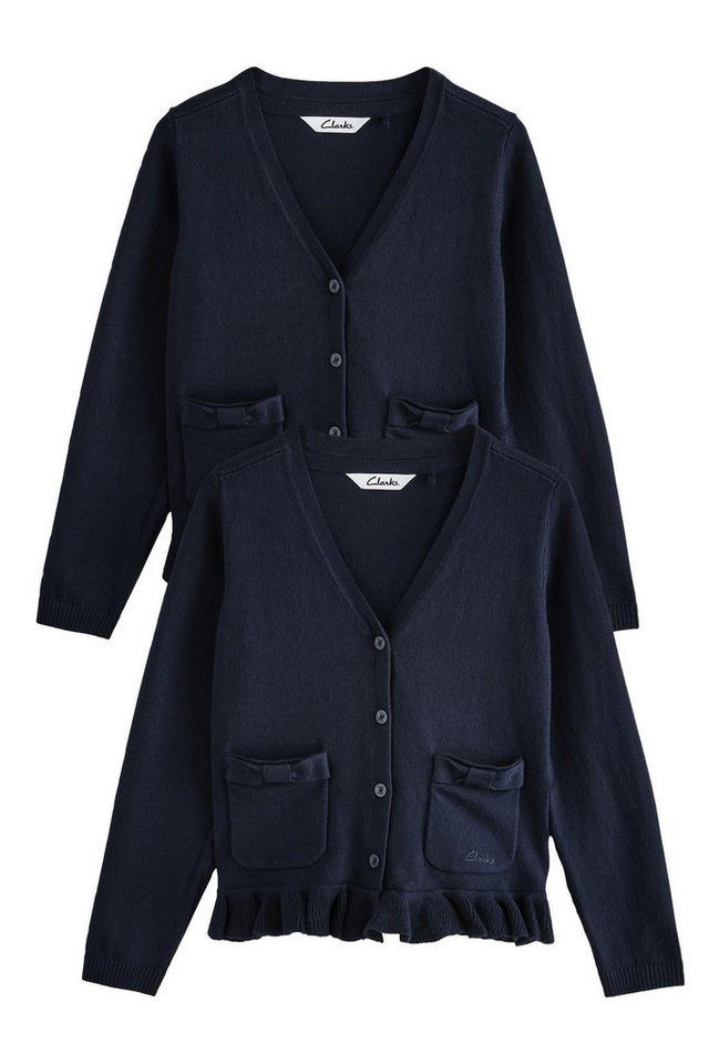 Clarks Strickjacke Clarks Schul-Strickjacken für Mädchen, 2er-Pack (2-tlg) von Clarks