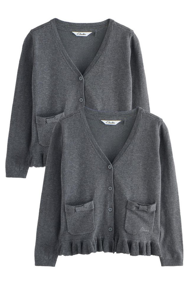 Clarks Strickjacke Clarks Schul-Strickjacken für Mädchen, 2er-Pack (2-tlg) von Clarks