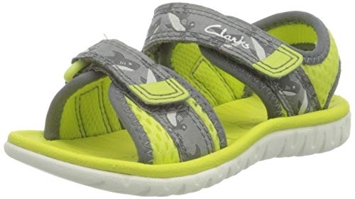 Clarks Surfing Tide T Sandale, Yellow, 27 EU von Clarks