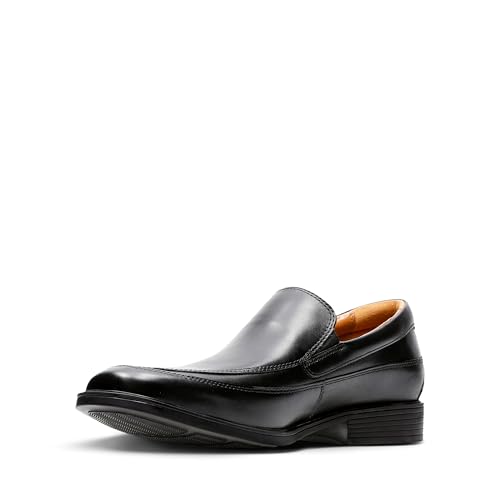 Clarks Herren Tilden Free Slipper Schwarz (Black Leather) von Clarks