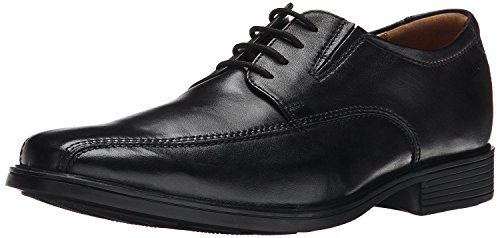 Clarks Herren Tilden Walk Oxford-Schuh Derby, schwarzes Leder, 41.5 EU von Clarks