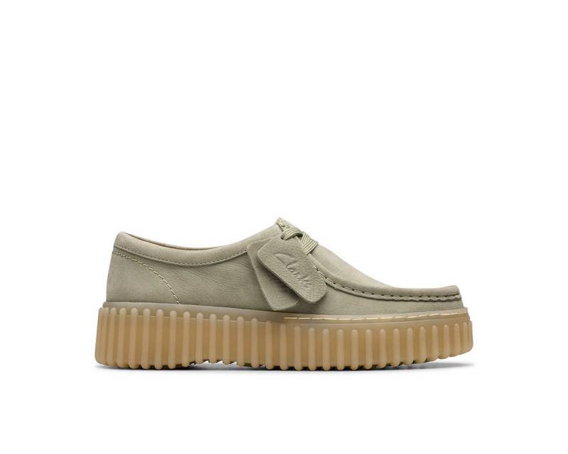 Clarks Clarks Torhill Bee 26181190 4, Schnürschuhe, Grün, Damen Schnürschuh von Clarks