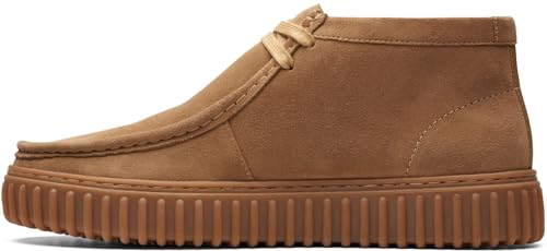 Clarks Men's Torhill Hi Oxford Boot, Dunkelgraues Wildleder, 42.5 EU von Clarks