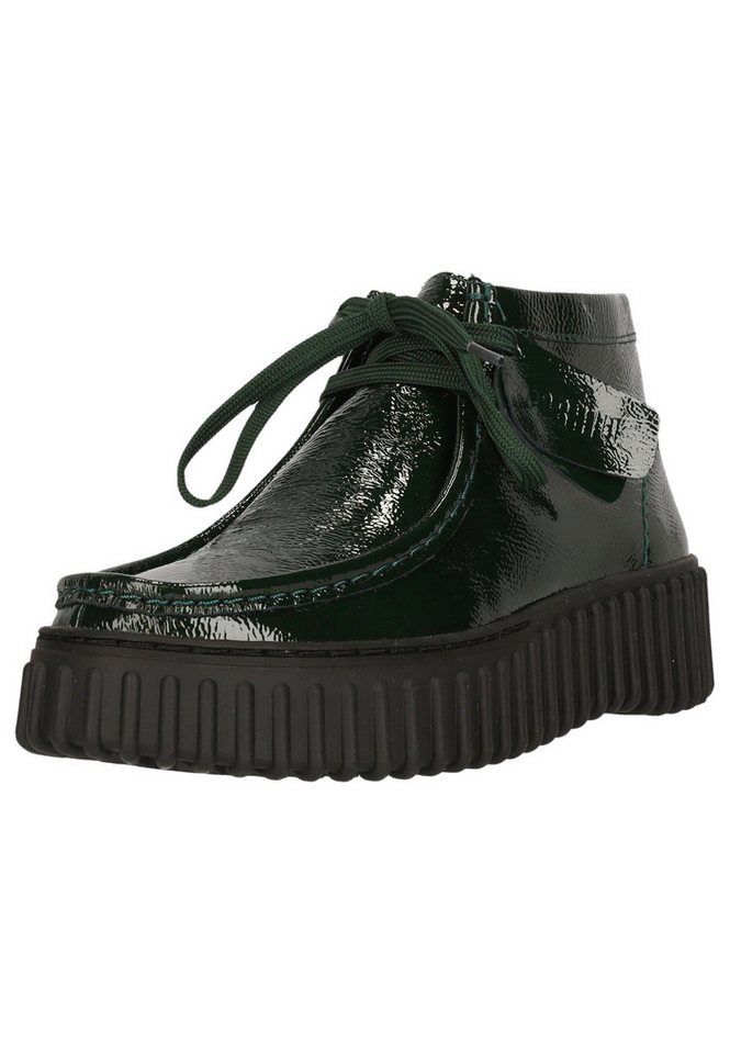 Clarks Torhill Moss Stiefelette mit großer, gerippter Außensohle von Clarks