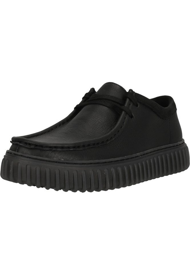 Clarks Torhill Schnürschuh mit robuster gerippter Sohle von Clarks