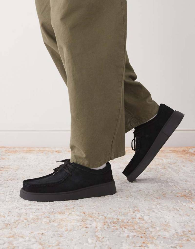 Clarks - Torview - Wildleder-Schuh in Schwarz von Clarks