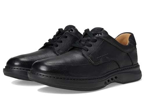 Clarks - - Un Briley Schnürschuhe für Herren, Kolorit Black Leather, Größe: 42.5 EU Weit von Clarks