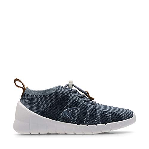 Clarks Unisex-Kinder Sprint Aero Sneaker, Blau (Blue Combi) von Clarks