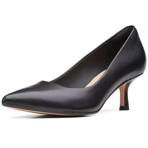 Clarks Violet 55 Rae Lederschuhe in Schwarz, Schwarz, 41 EU von Clarks