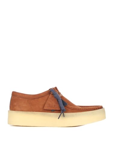 Clarks Wallabee Cup 167989 Lederschuhe AI22 aus Nubuk mit Schnüren 45, Leder, 45 EU von Clarks