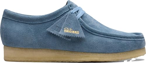 Clarks - Mens Wallabee Shoe, Color French Blu, Size: 9.5 M US von Clarks