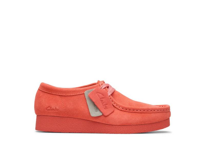 Clarks Clarks WallabeeEVOSh 26181403 4, Schnürschuhe, Orange, Damen Schnürschuh von Clarks