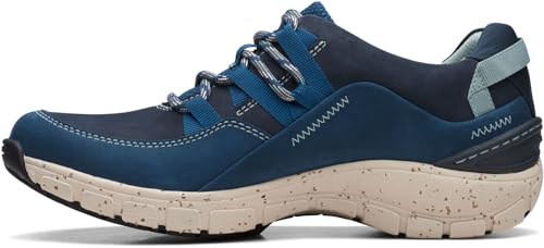 Clarks Women's Wave Range Ap Sneaker, Blau Kombi, 41 EU Clarks Women's Wave Range Ap Sneaker, Blau Kombi, 41 EU von Clarks